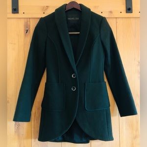Rachel Zoe wool coat in forest green size 2